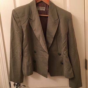 Emporio Armani khaki vintage blazer